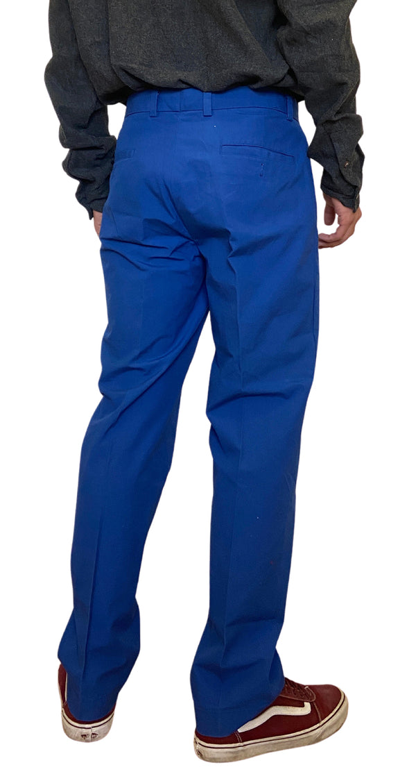 Pantalón Algodón Azul