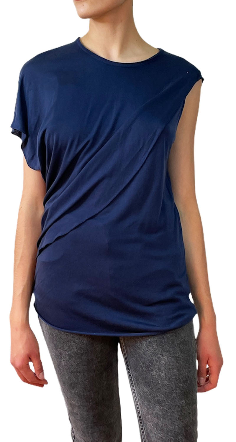 Polera Sin Mangas Navy