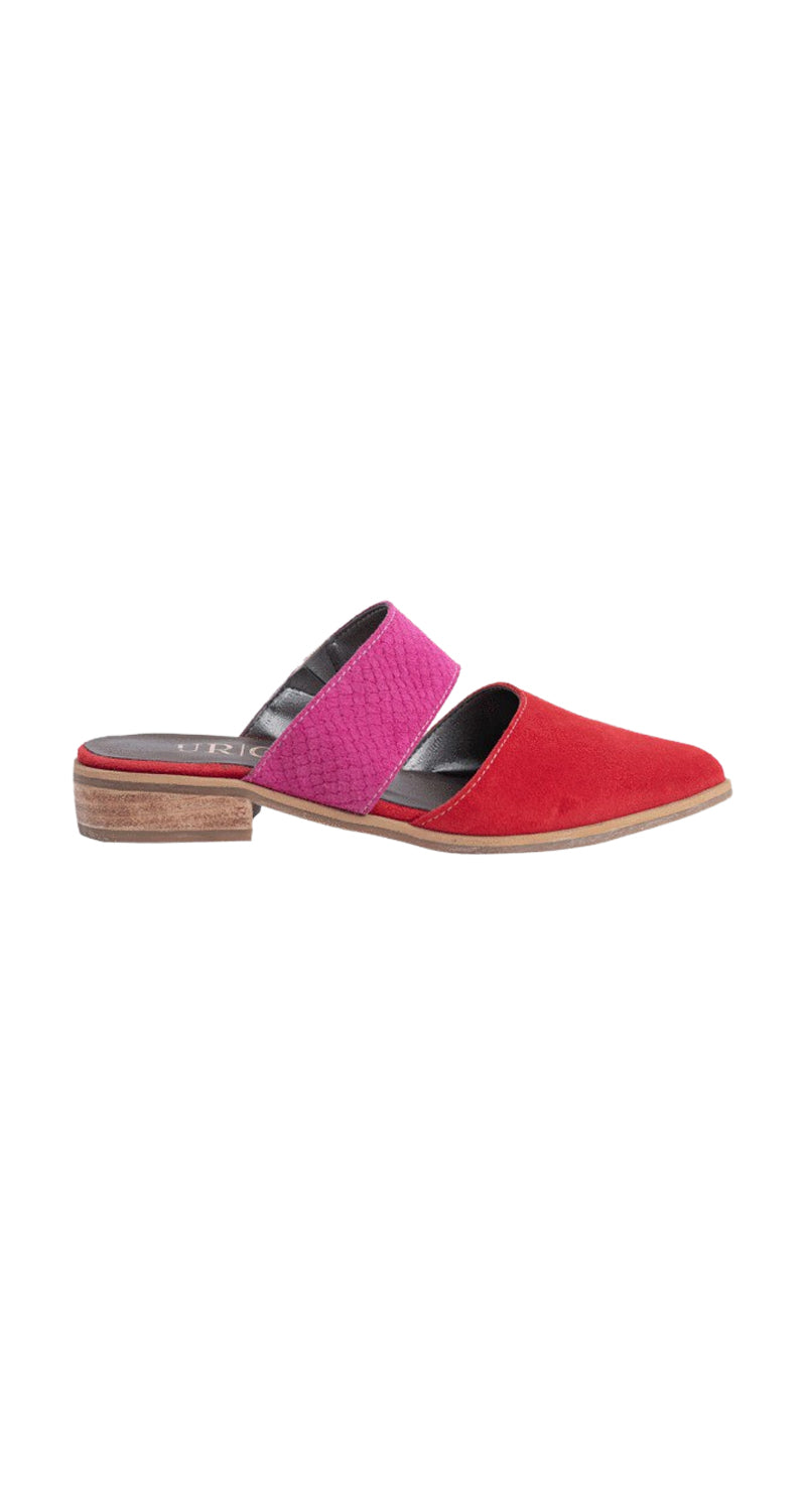 Babuchas Lirio Rojo Fucsia