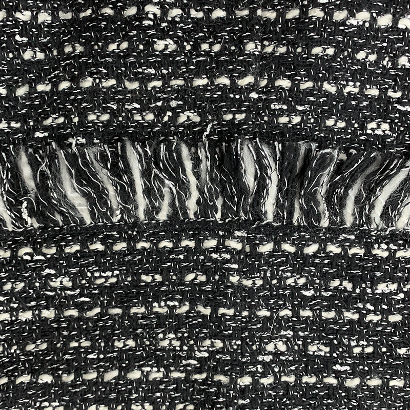Chaqueta Tweed Negro