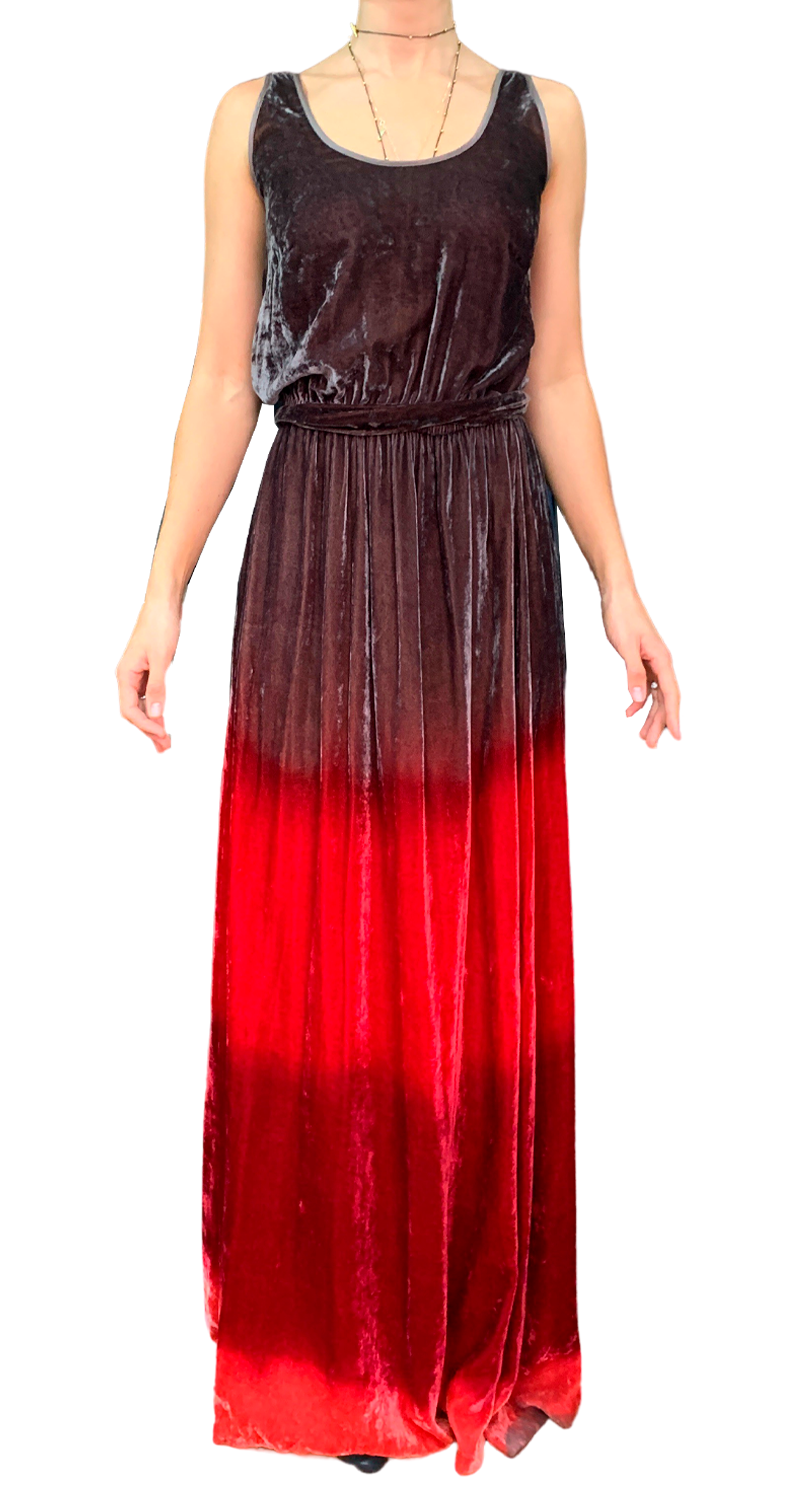 Vestido Ombré Velvet