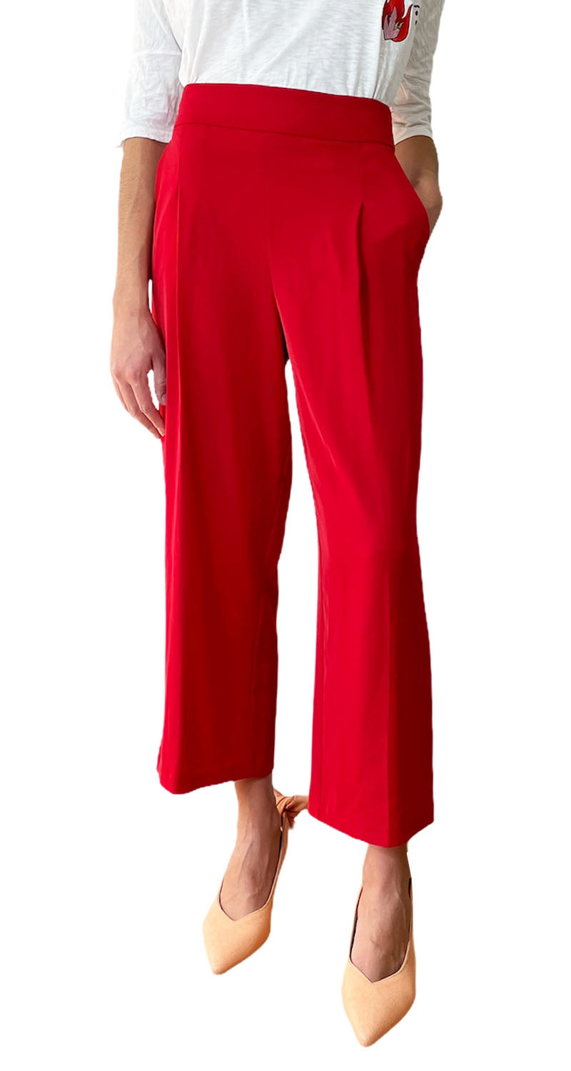 Pantalón Crop Rojo