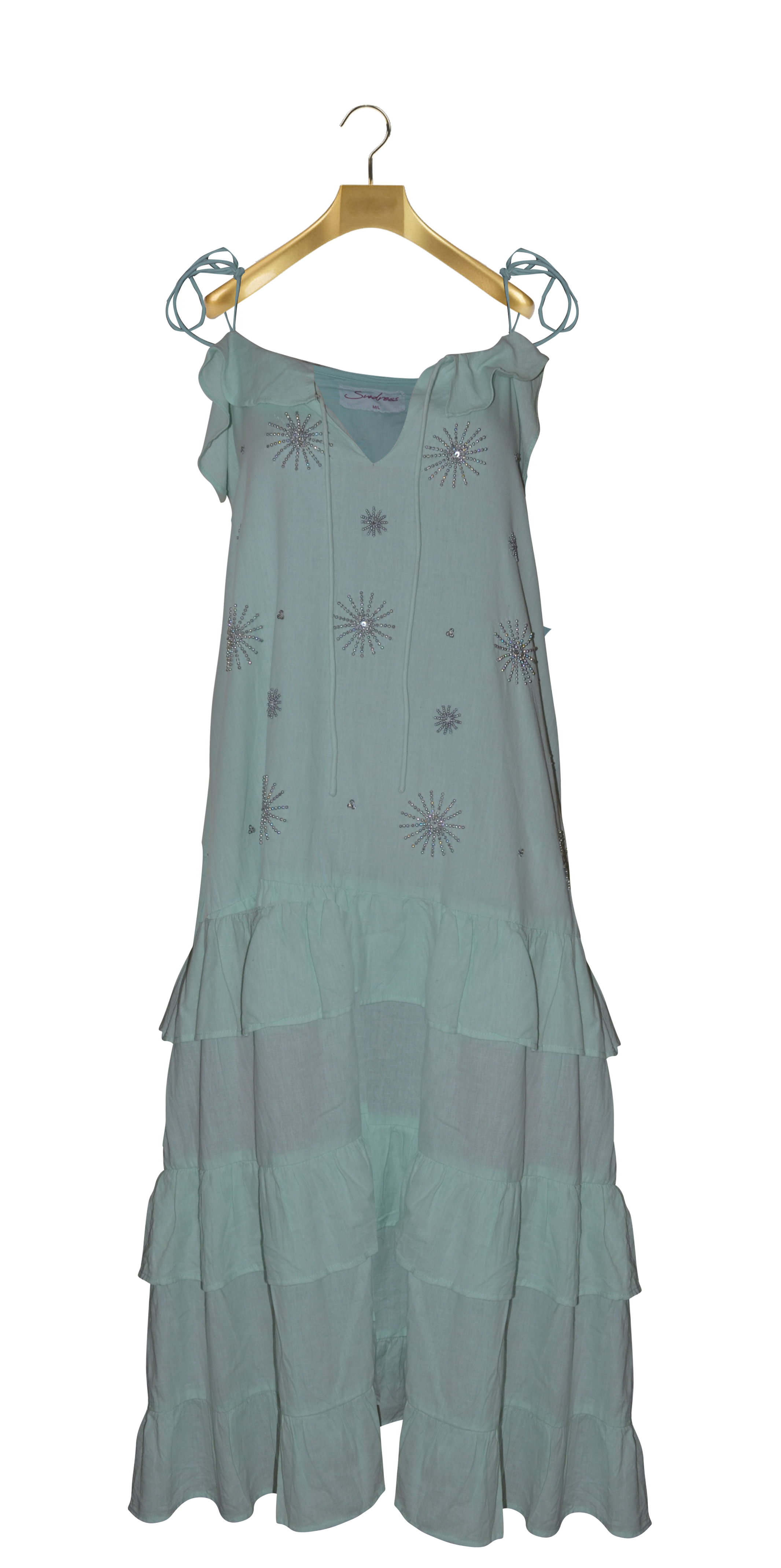 Vestido con aplicación