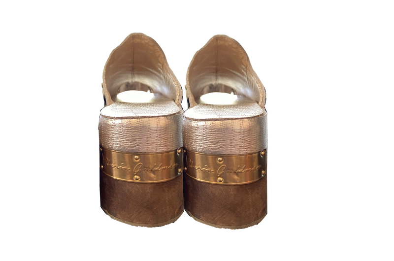 Sandalia Dorada "Lara Gold" (5173400207495)