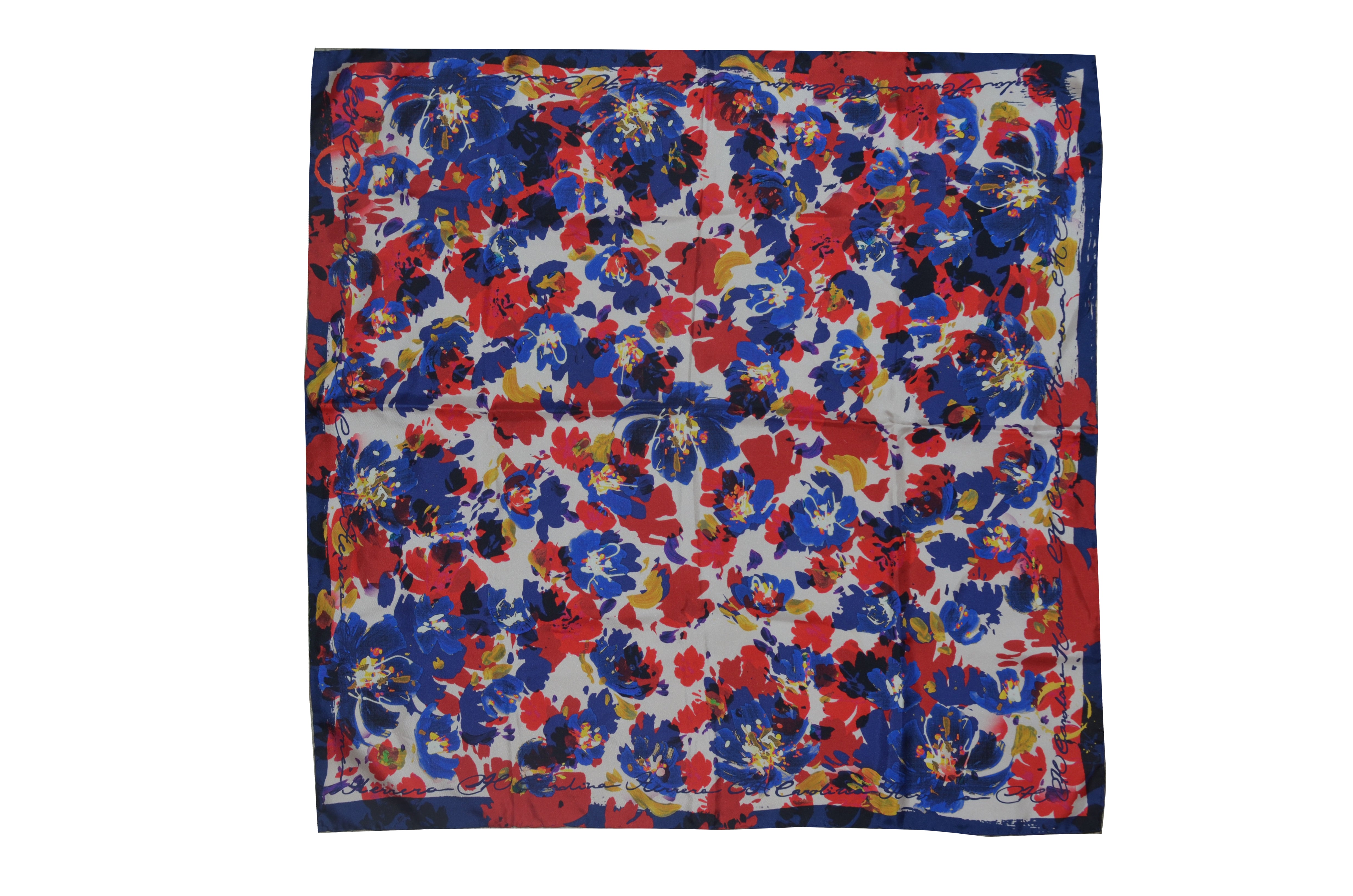 Pañuelo de seda estampado