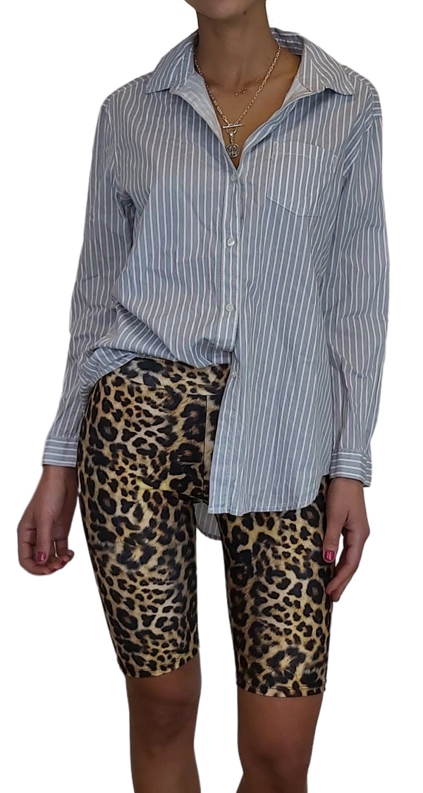 Camisa Rayas Gris
