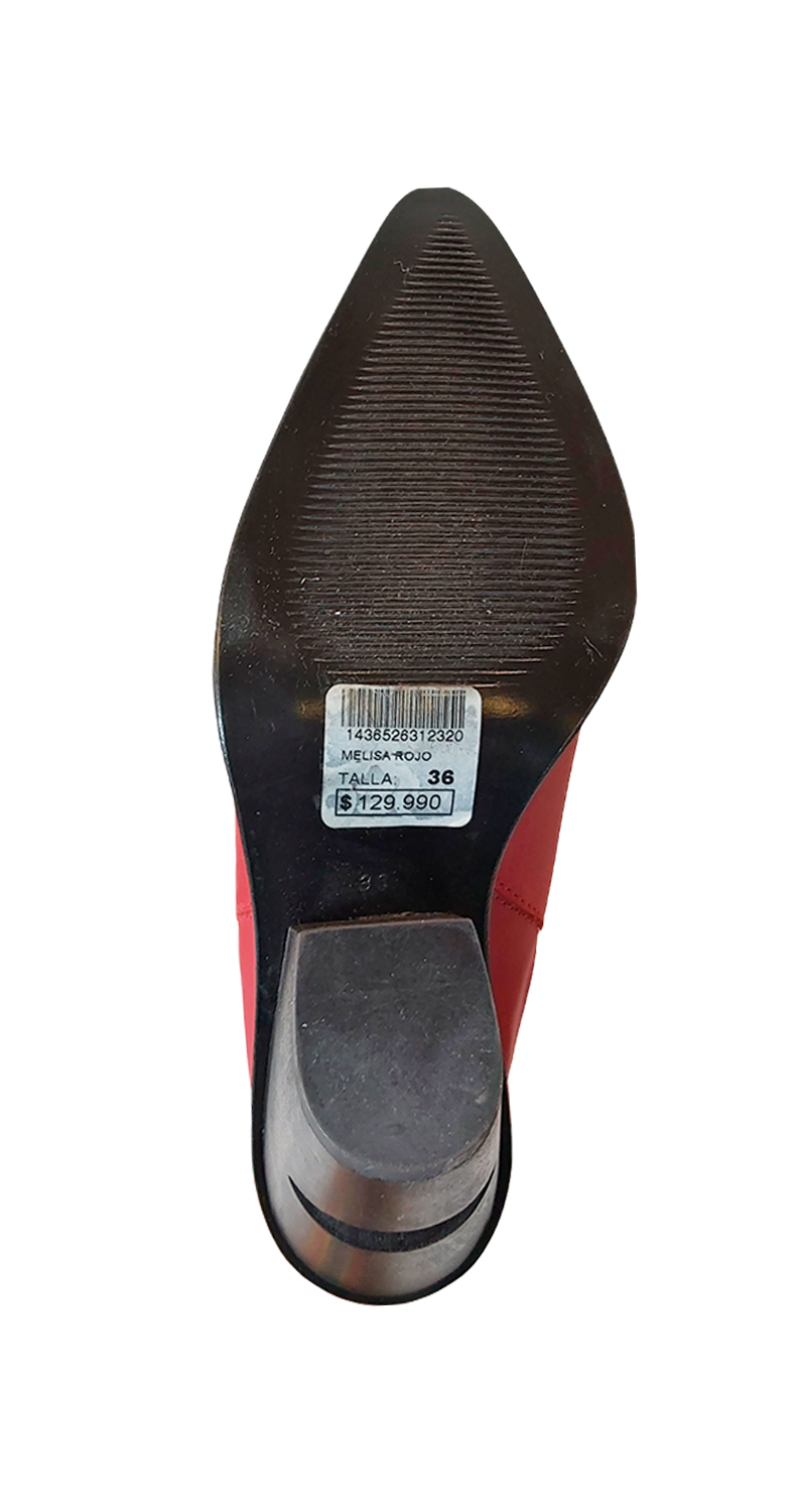 Botines Melisa Rojo