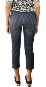 Jeans Gris con Rayas