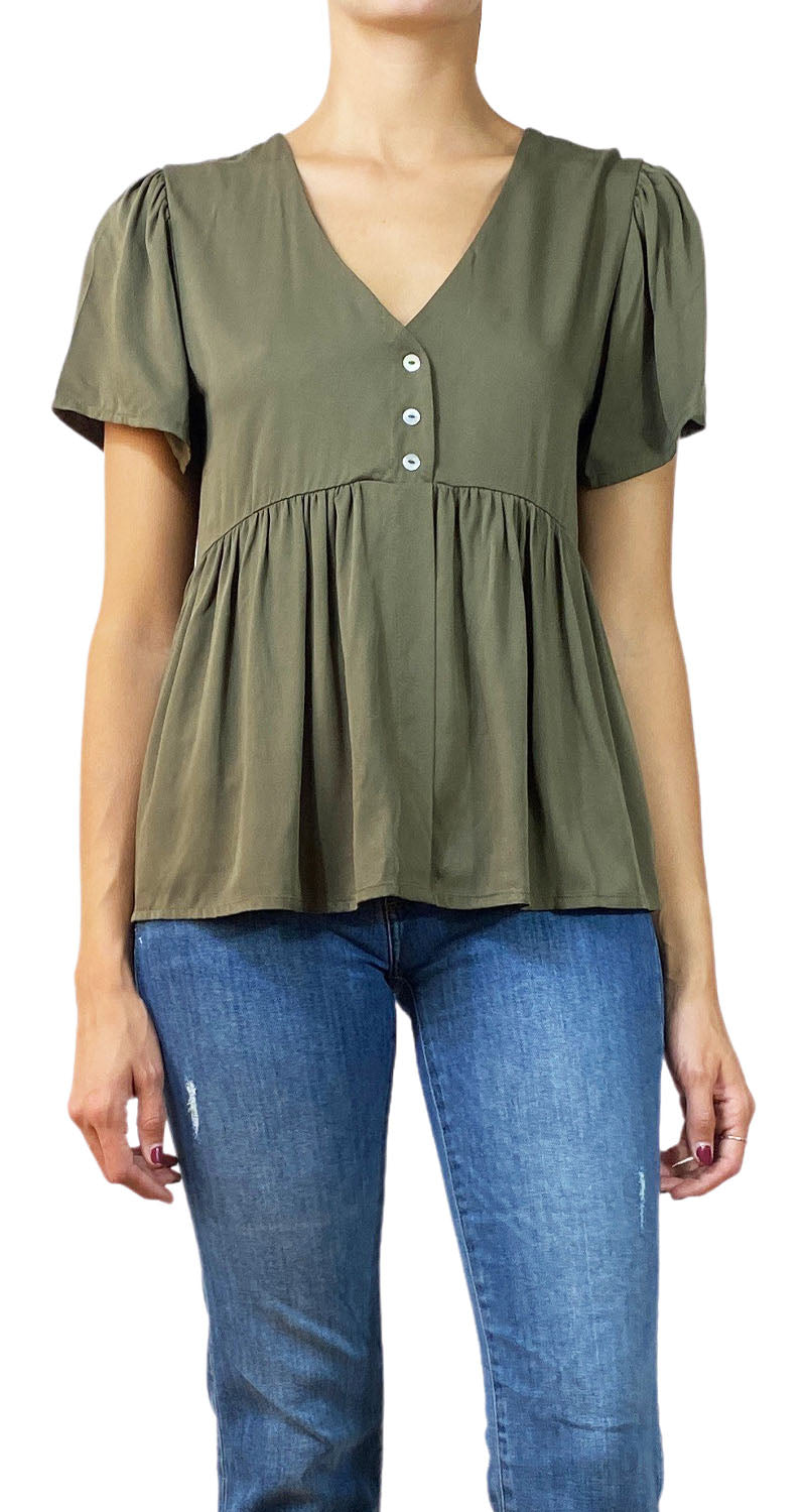 Blusa Verde Musgo