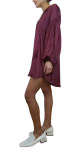 Vestido Burdeo Boho
