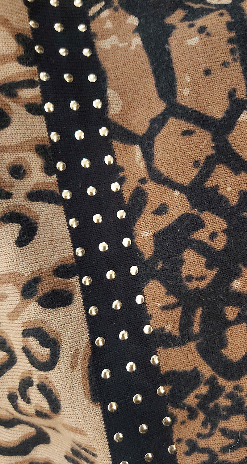 Mini Falda Animal Tachas