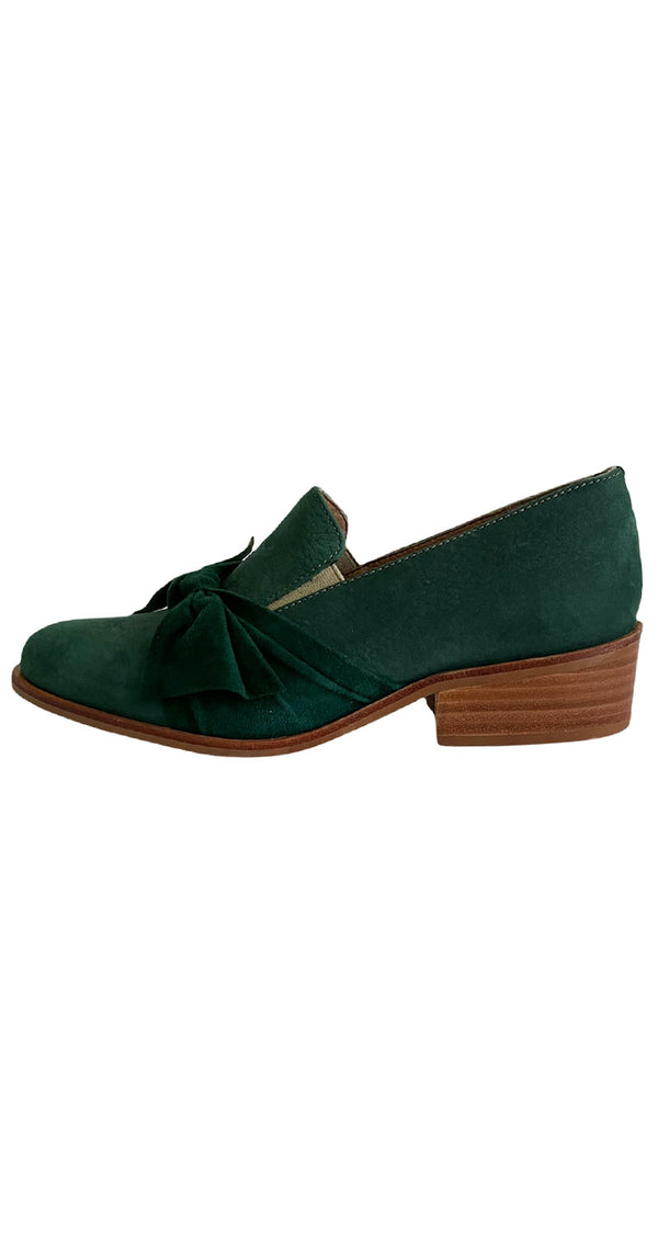 Mocasines Verde Cinta