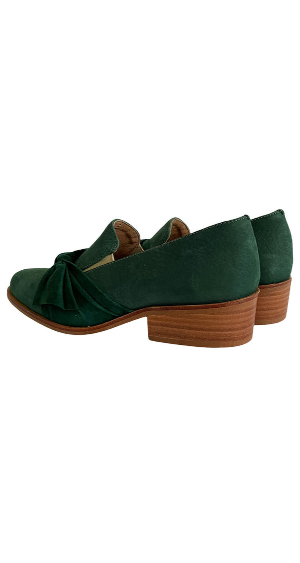 Mocasines Verde Cinta