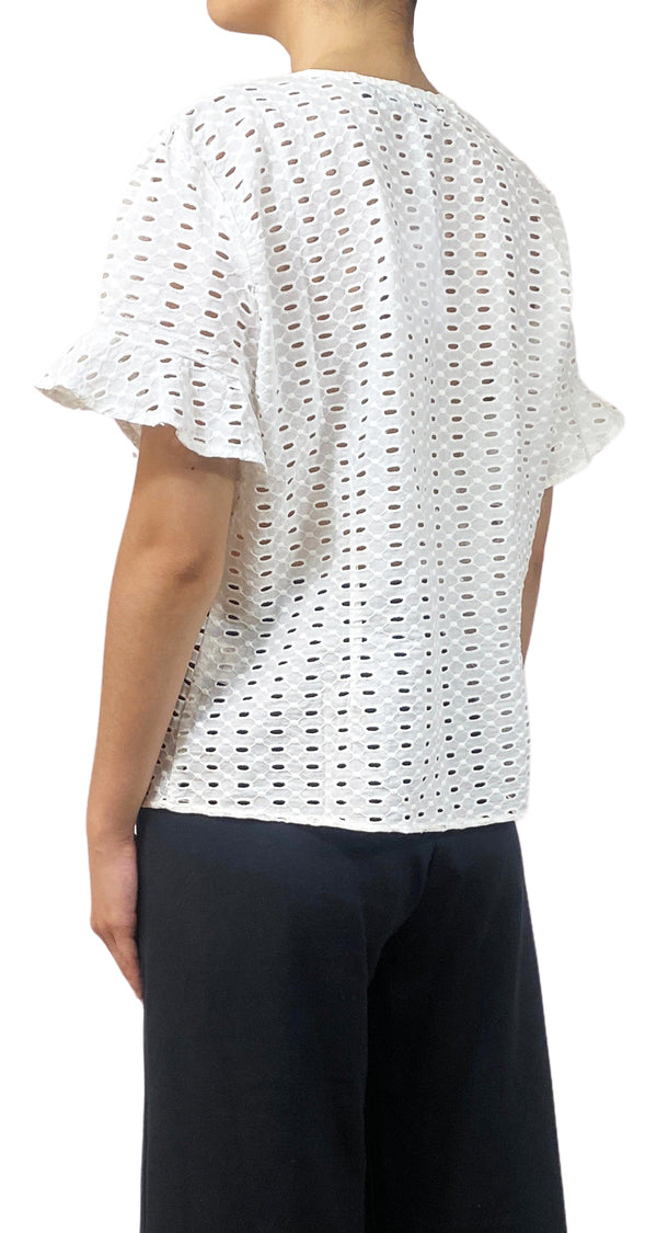 Blusa Broderie Blanco