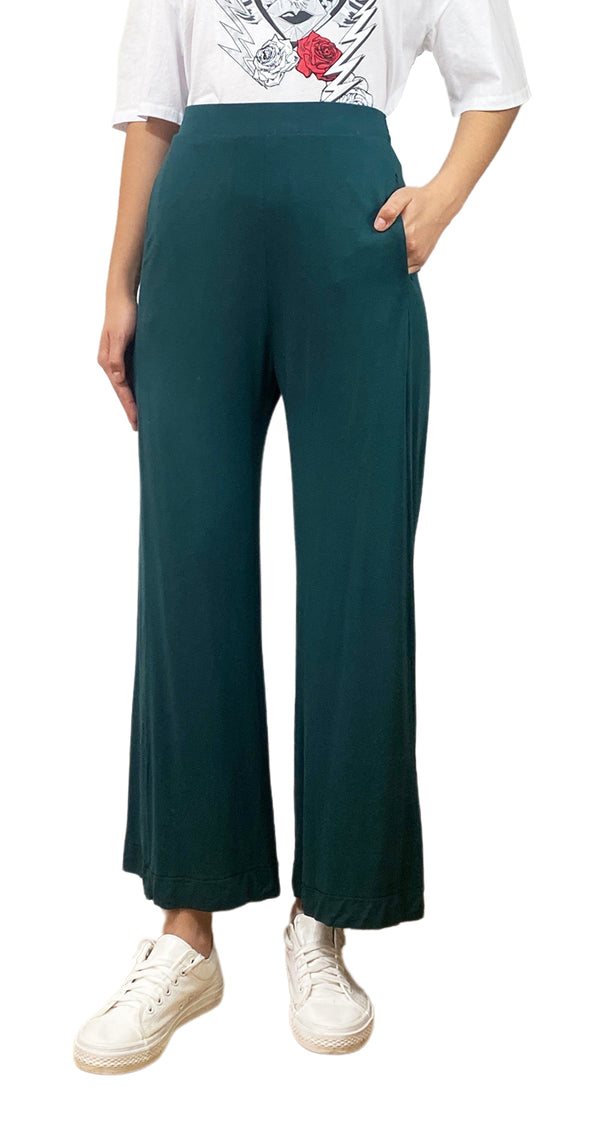 Pantalón Verde Palazzo