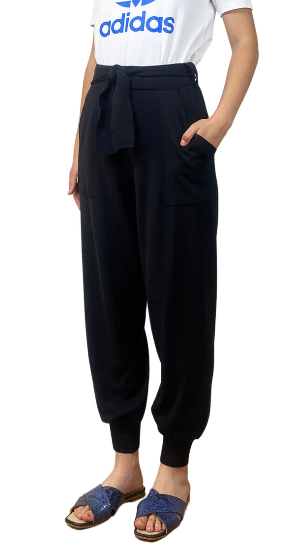 Jogger Negro Tejido