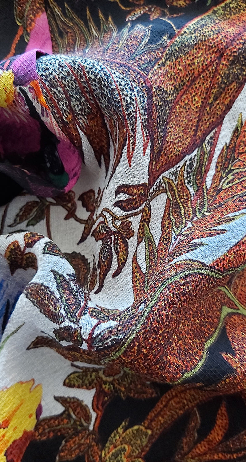 Silk Dress Print