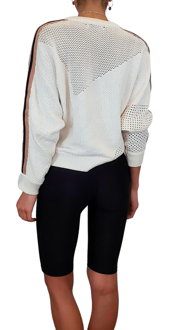 Sweater Beige Flor