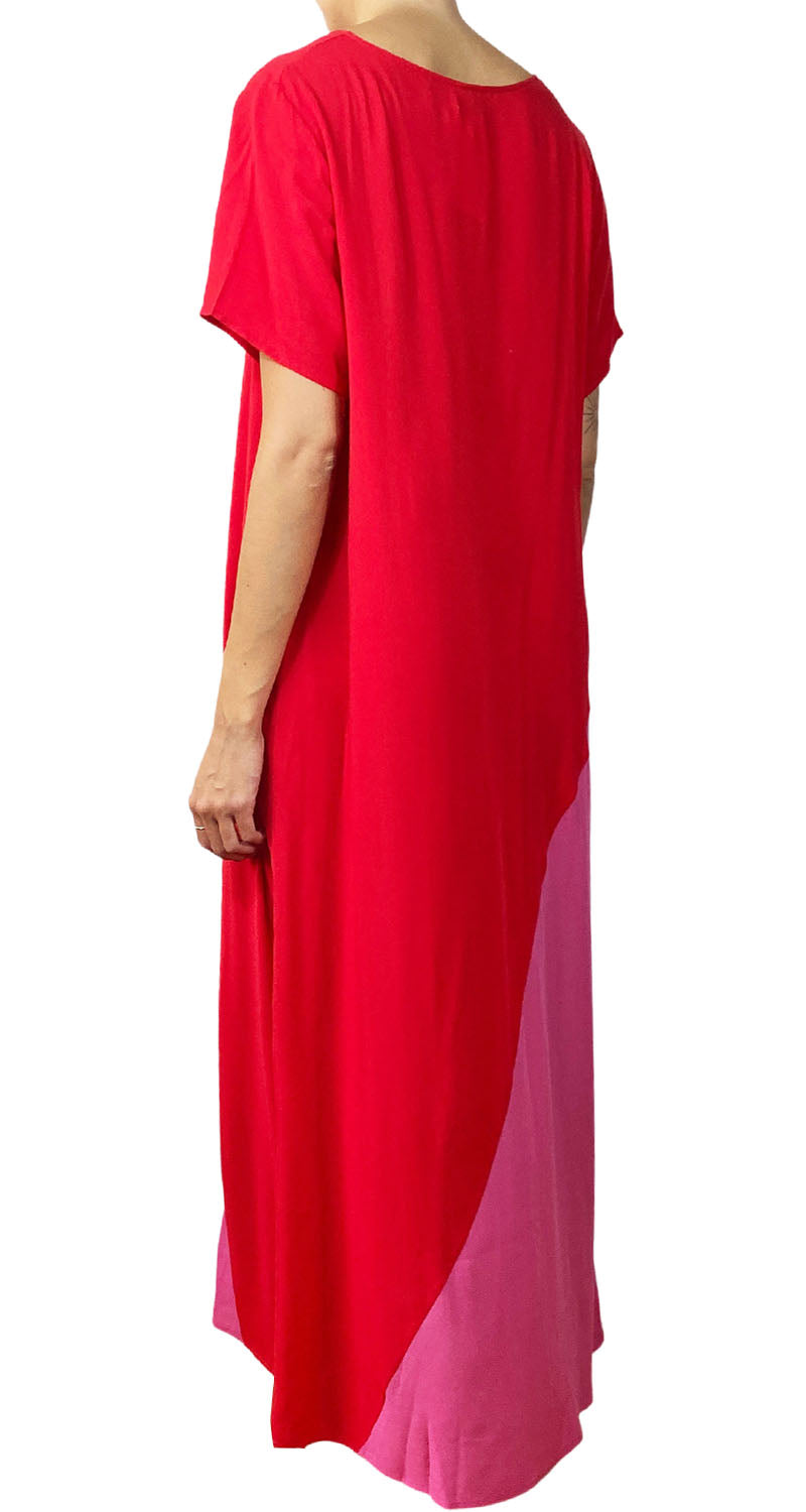 Vestido Pincoya Rojo Fucsia