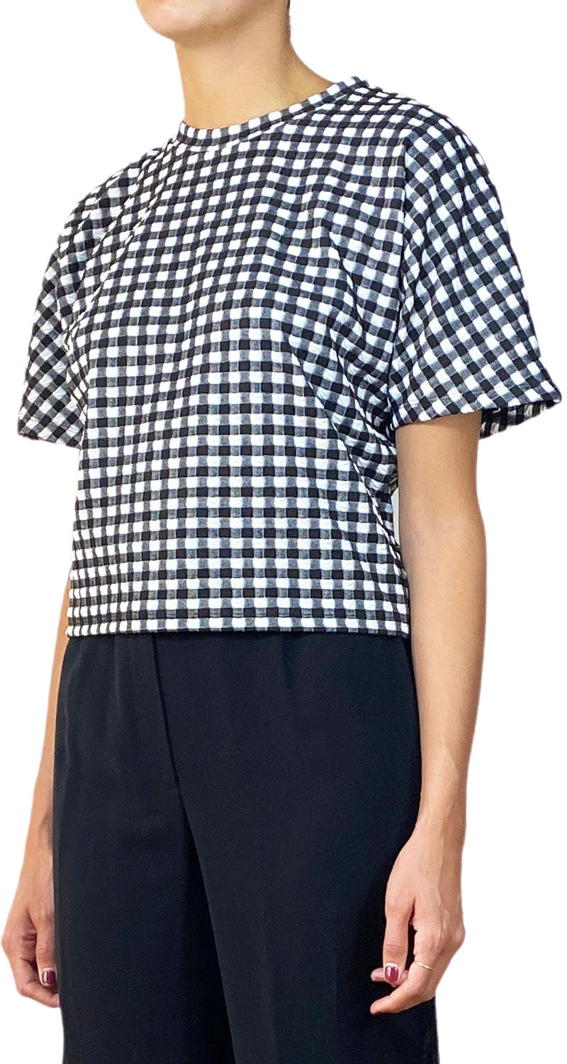 Polera Oversize Cuadrillé