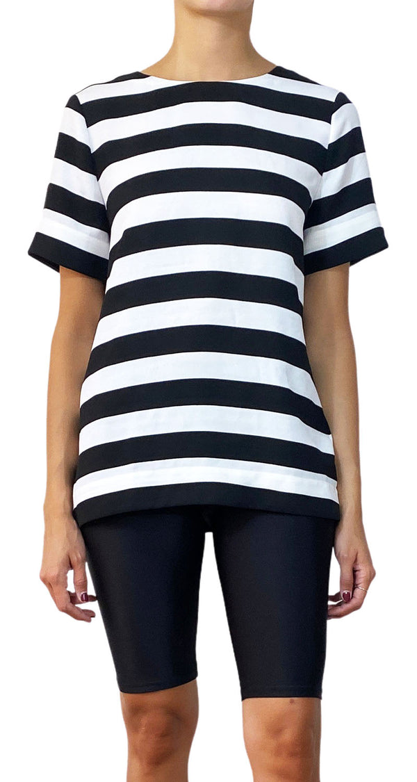 Blusa Blanca y Negra