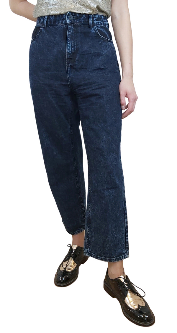 Jeans Mom Denim Azul