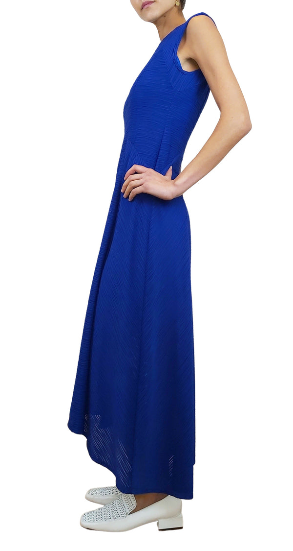 Vestido Texturizado Azul