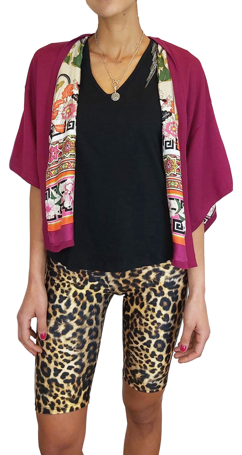 Tapado Fucsia Interior Multicolor