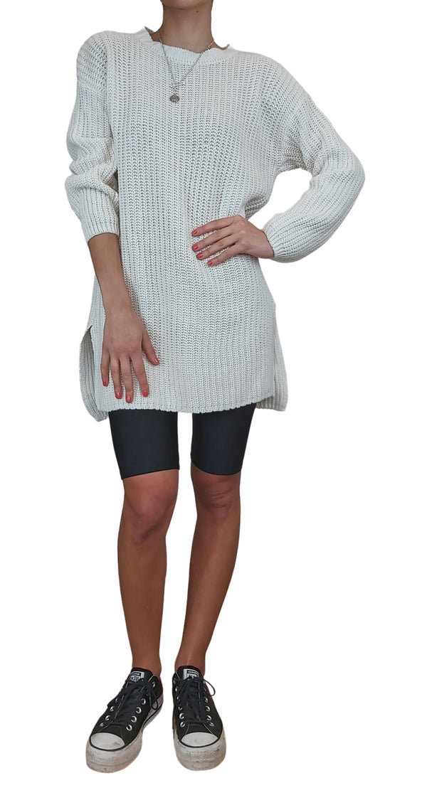 Sweater Largo Blanco