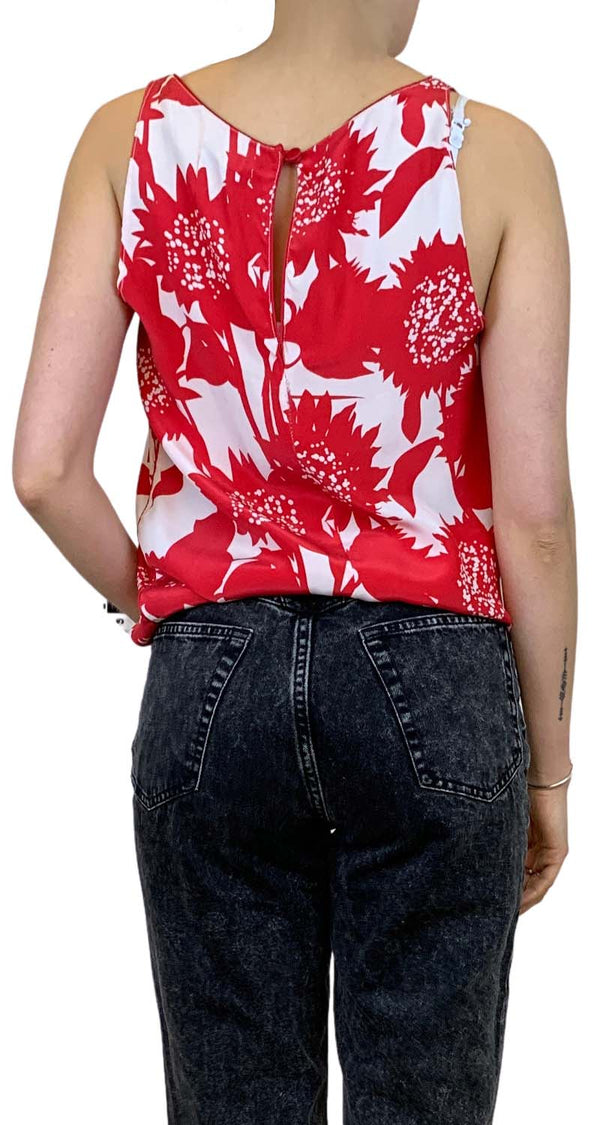 Blusa Roja Floral