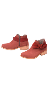 Botines Saharino Rojo