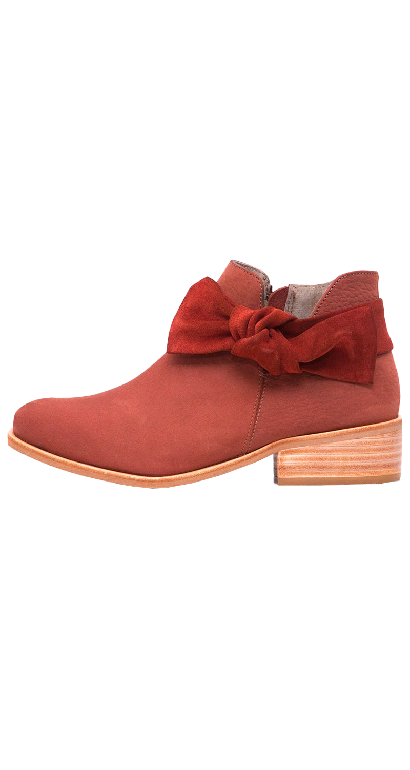 Botines Saharino Rojo