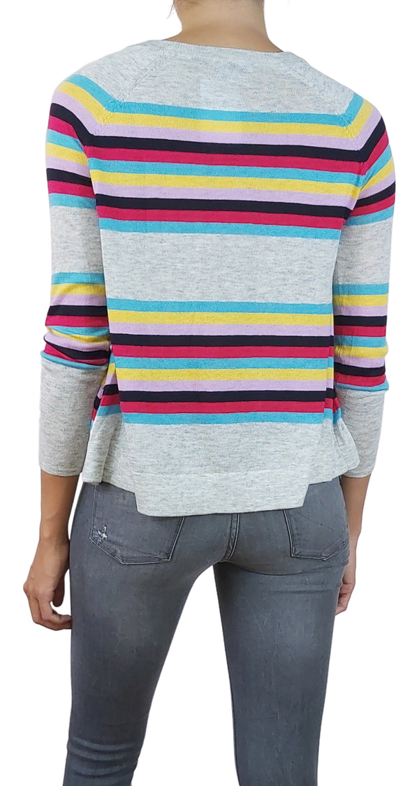 Sweater Gris Líneas