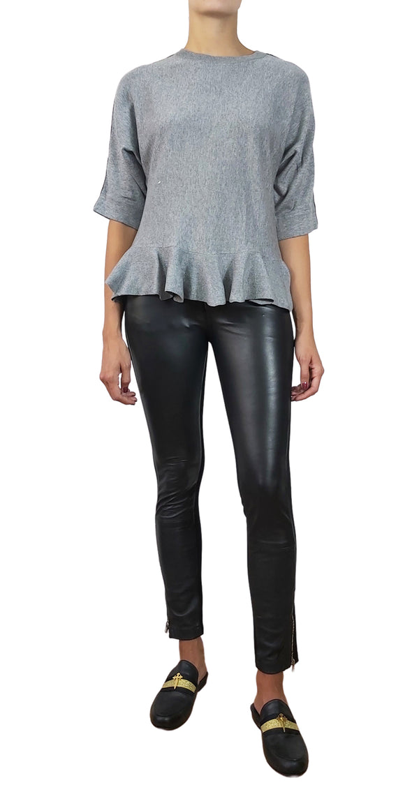 Sweater Gris con Letejuelas