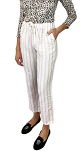 Pantalón Lino Rayas