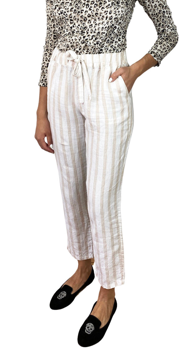 Pantalón Lino Rayas