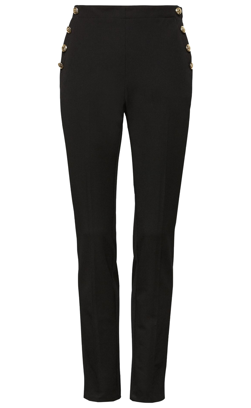 Pantalones botón Dorado