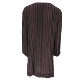 Vestido Seda Rayado