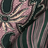 Vestido Seda Rayado