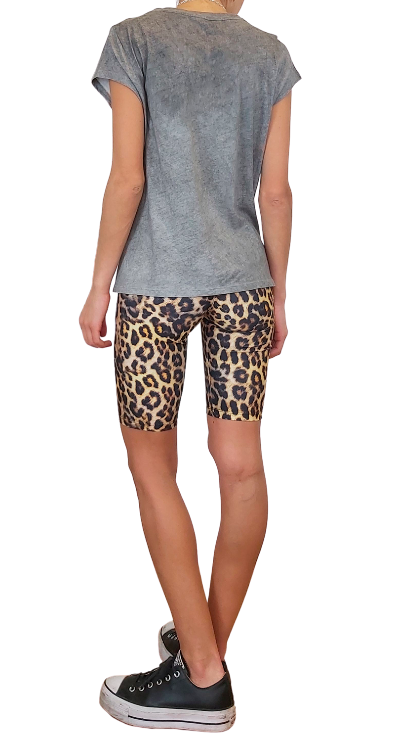 Polera Gris Glitter Buda