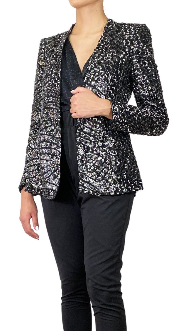 Chaqueta Lentejuelas Negras