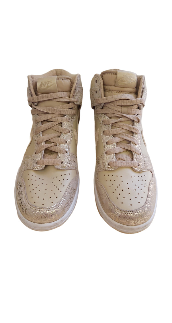 Gold Nike Shoes High Tops