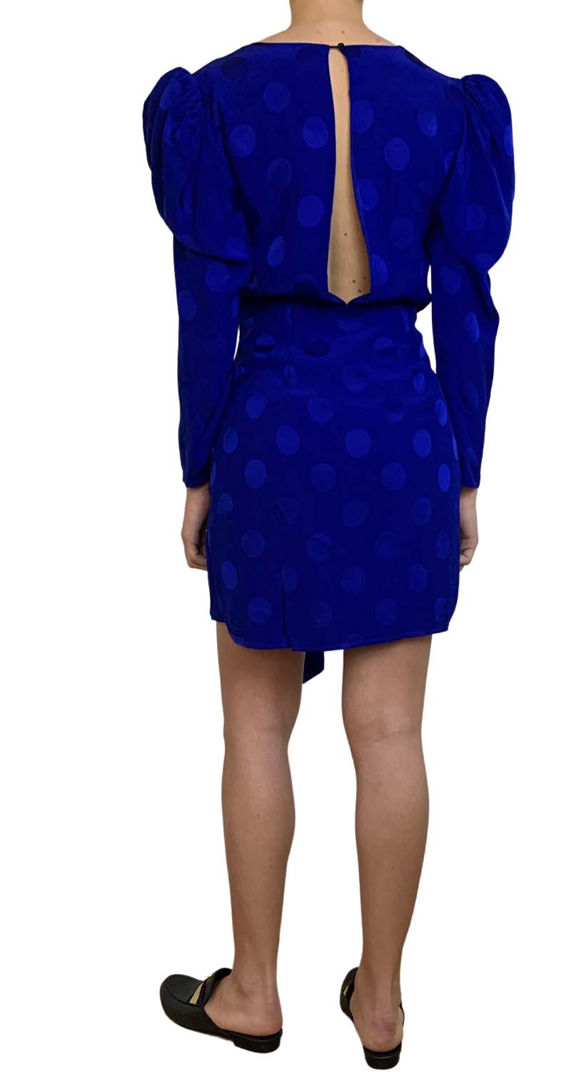 Vestido Polka in Blue
