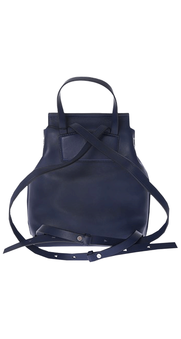 Mochila Cuero Navy Marc Jacobs