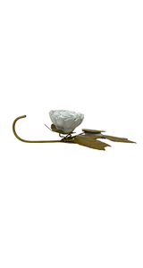 Set Ganchos Flor Blanca