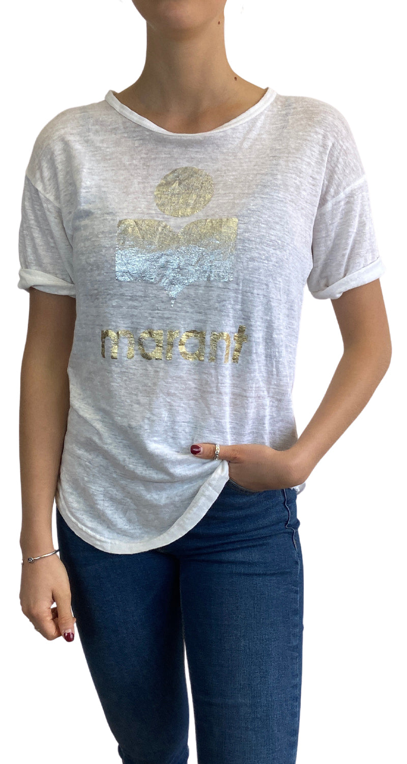 Polera Blanca Logo