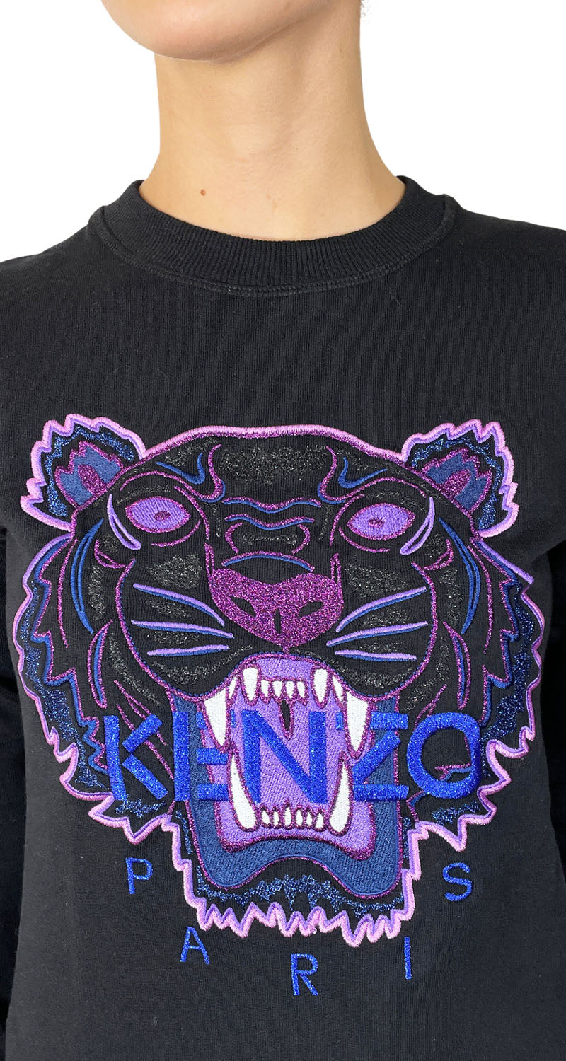 Polerón Negro Tigre Kenzo – Market People - Main Image