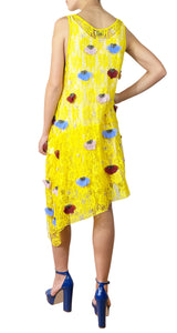 Vestido Amarillo Flores