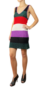 Vestido Rayado Brillos