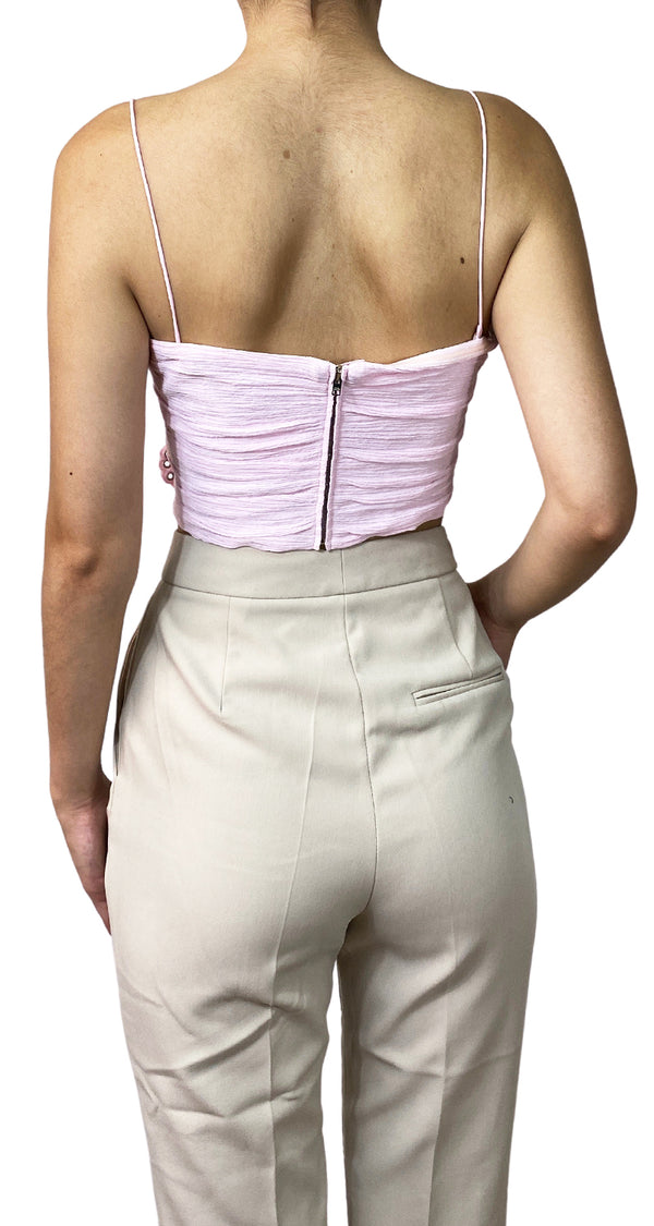 Crop Trop Rosado Lazo